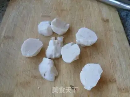 Make Fishball cabbage step 2