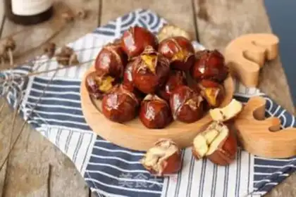 Make Honey roasted chestnuts step 5