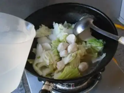 Make Fishball cabbage step 8