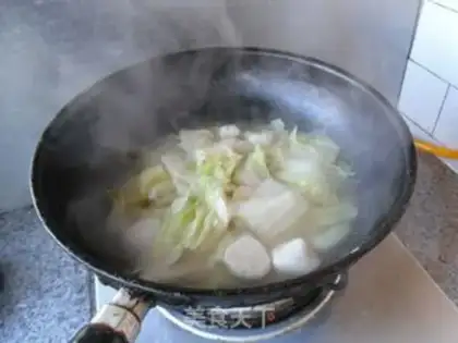 Make Fishball cabbage step 10