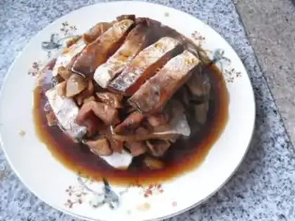 Make Salt fish radish step 12