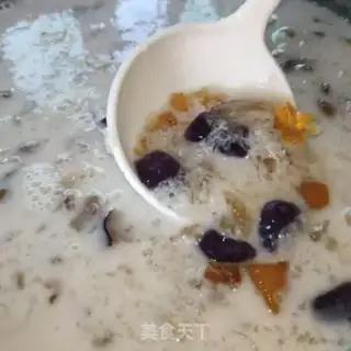 Make Peaches, sour milk step 1