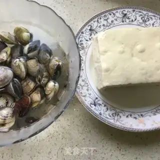 Make Flowers and tofu step 0