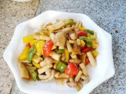 Make Pepper sea mushrooms step 10
