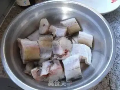 Make Cod tofu step 1
