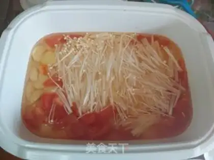 Make Tofu soup step 4