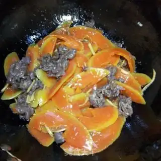Make Pumpkin beef step 9