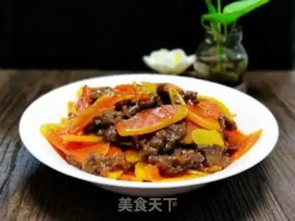 Make Pumpkin beef step 10