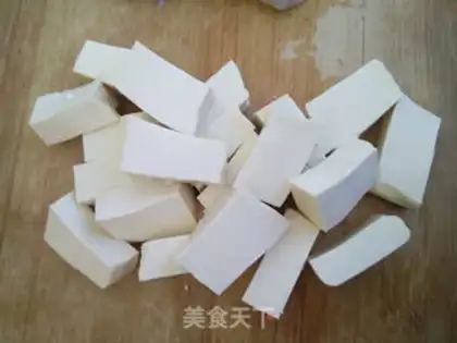 Make Shrimp tofu step 2