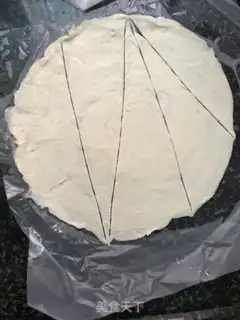 Make Hand-picked burrito ham sausage step 1
