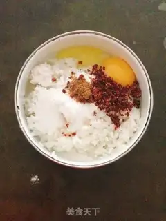 Make Spicy rice step 2