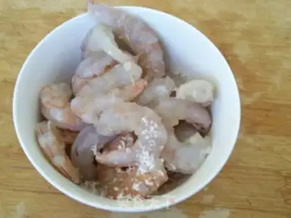 Make Shrimp tofu step 3
