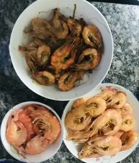 Make Three shrimp step 4