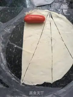 Make Hand-picked burrito ham sausage step 2