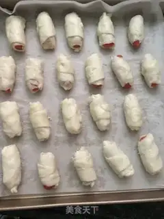 Make Hand-picked burrito ham sausage step 4