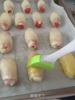 Make Hand-picked burrito ham sausage step 7