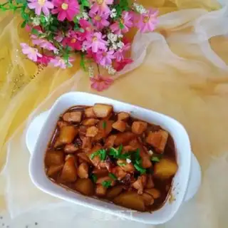 Make Potato tomatoes for chicken chest step 6