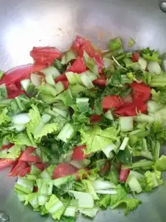 Make Tomato fried cabbage step 3