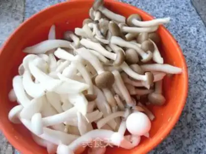 Make Three mushrooms step 1