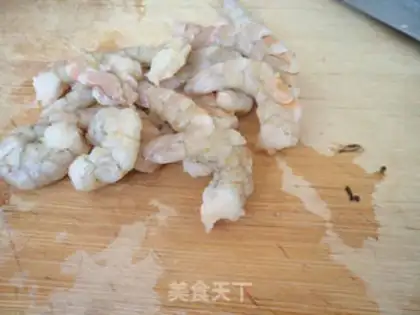 Make Shrimp spinach step 0