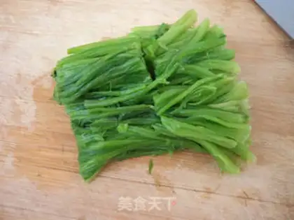 Make Shrimp spinach step 4