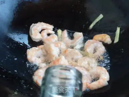 Make Shrimp spinach step 6