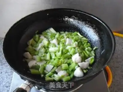 Make Fishball celery step 7