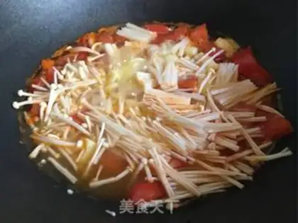 Make Tomatoes and tofu soup step 3
