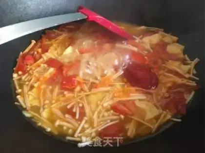 Make Tomatoes and tofu soup step 4
