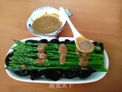 Make Sesame sauce and platinum step 6