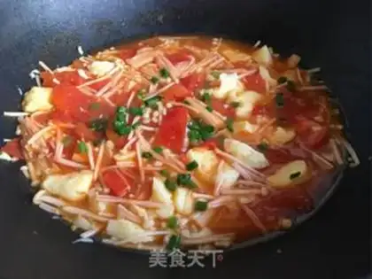 Make Tomatoes and tofu soup step 6