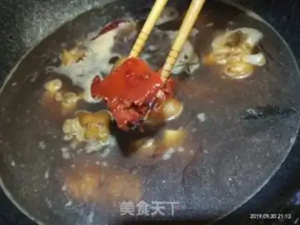 Make Red pig hoof step 6
