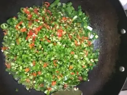 Make Pepper saltfish step 6