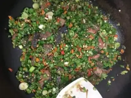 Make Pepper saltfish step 7