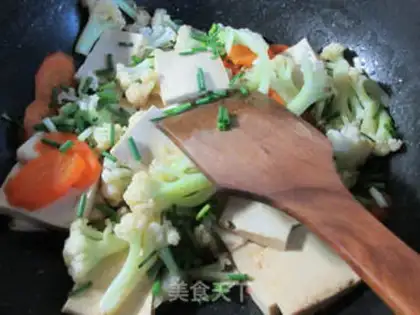 Make Carrot florist tofu step 6