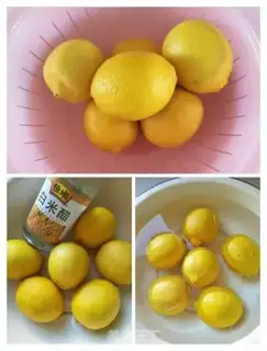 Make Lemon cane paste step 0