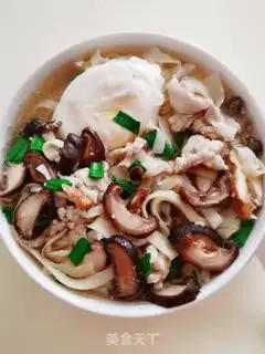 Make Egg milk hand noodles step 16