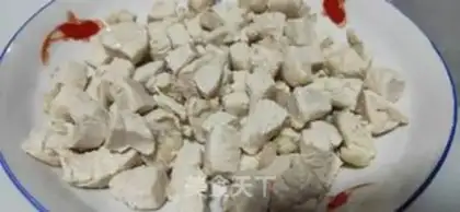 Make Pumpkin steam chicken step 3