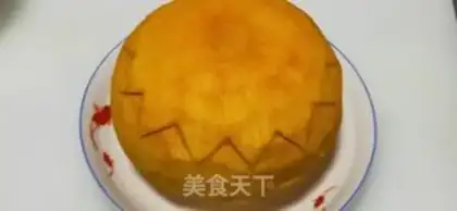 Make Pumpkin steam chicken step 10