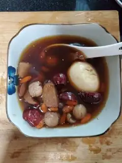 Make Boiled eggs with red dates step 6