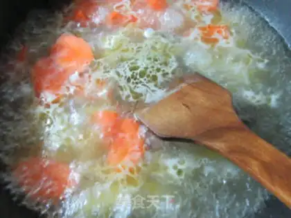 Make Curry steak carrot potatoes step 6