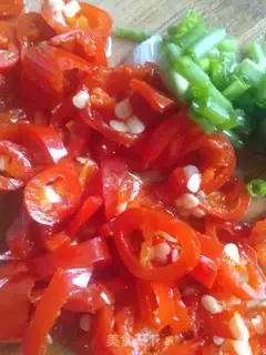 Make Spicy oil step 3