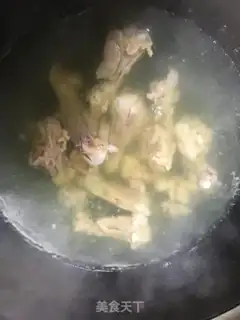 Make Chicken sticks and potatoes step 1