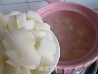 Make Silver pear soup step 4