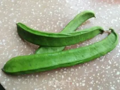 Make Sword bean fried meat step 1
