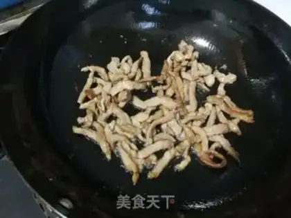 Make Sword bean fried meat step 3