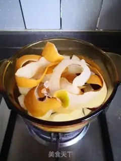 Make Ice cream, pear soup step 4