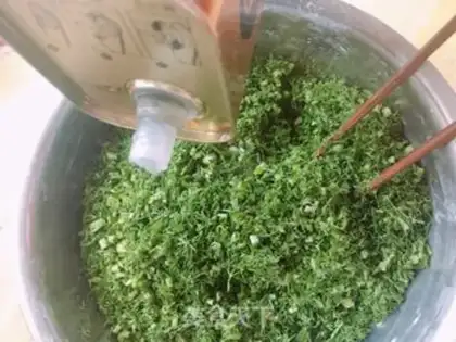 Make Spicy egg dumpling step 2