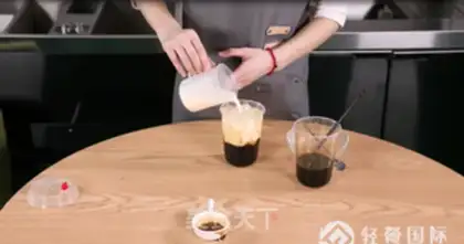 Make Black sugar, dirty milk step 5