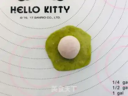 Make Little watermelon bread step 9